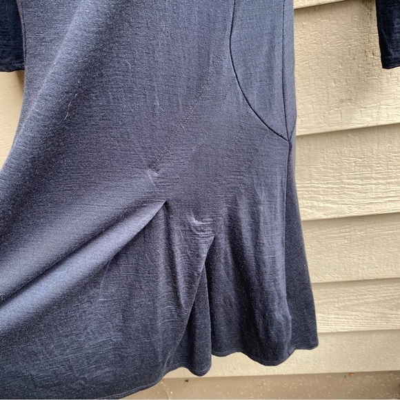 Nau Merino Wool Midi Dress 3/4 sleeves size XS - Picture 4 of 6